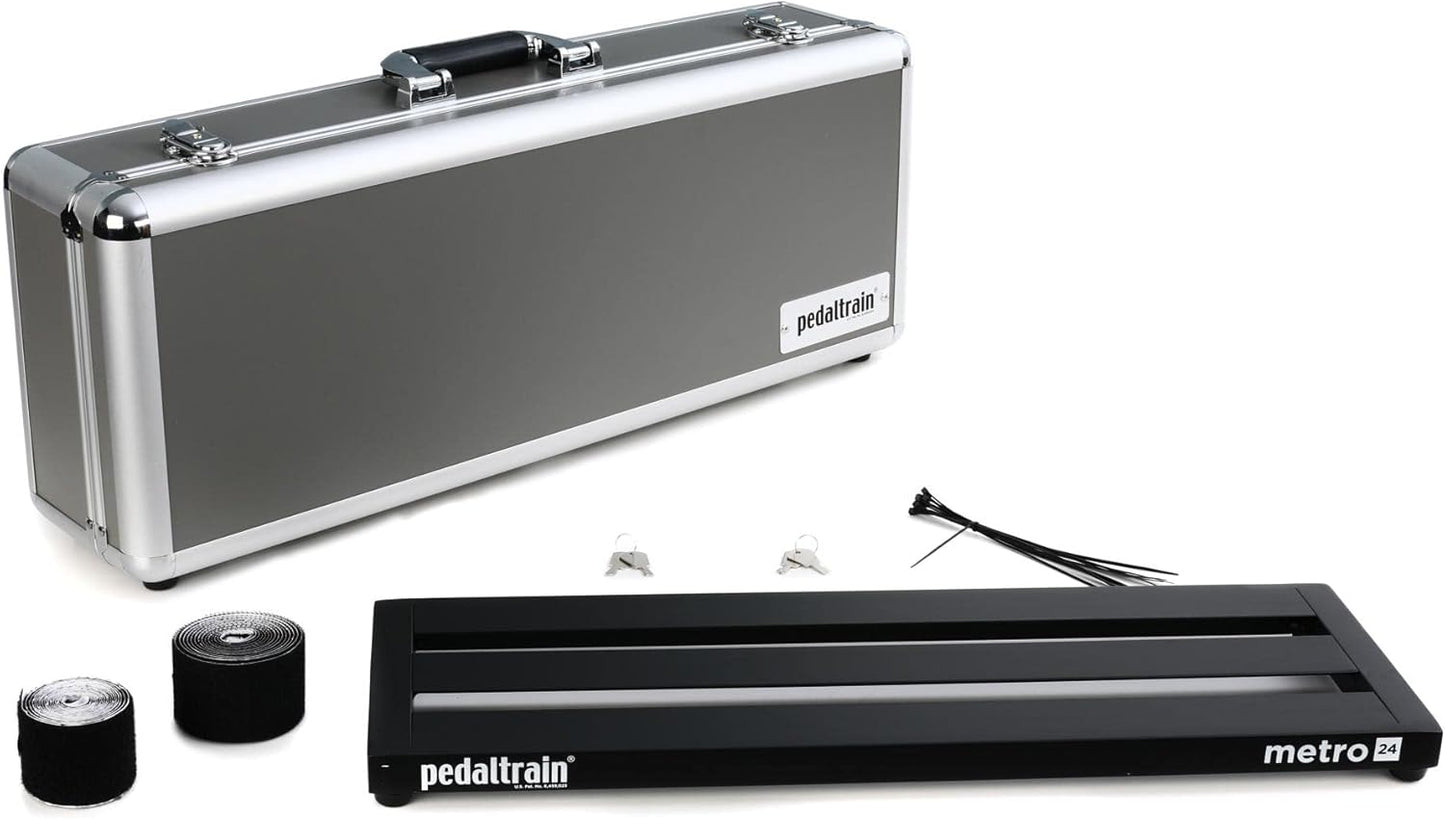 Pedaltrain Metro 24 HC Pedalboard with Hard Case for Musicians
