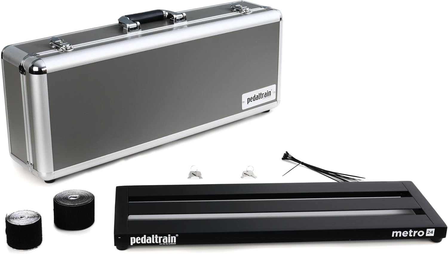 Pedaltrain Metro 24 HC Pedalboard with Hard Case for Musicians
