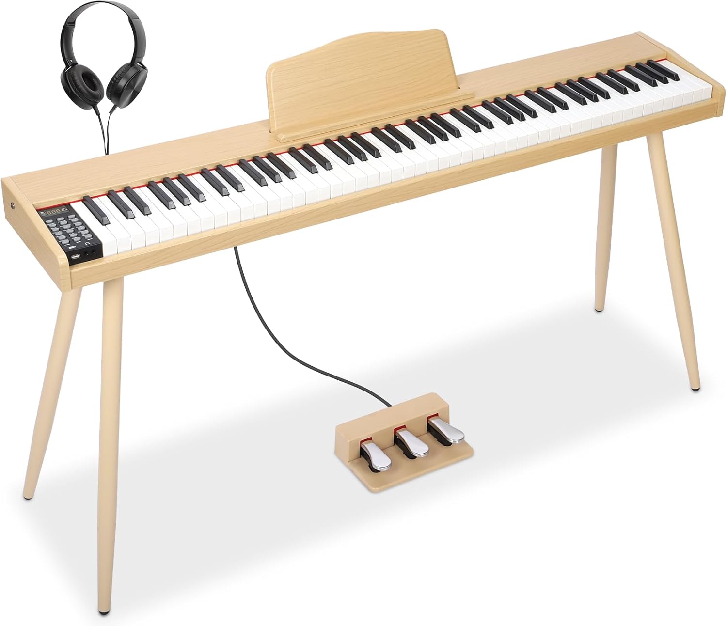 88 Key Digital Piano for Beginners with Semi-Weighted Keys
