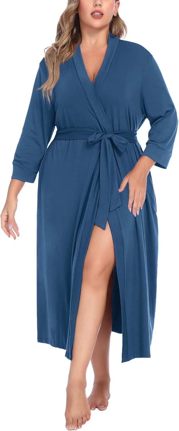 IN'VOLAND Womens Plus Size Kimono Robes for Comfort and Style