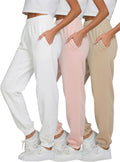 Ultra Performance Womens Sweatpants 3 Pack Cotton Joggers - Cozy in