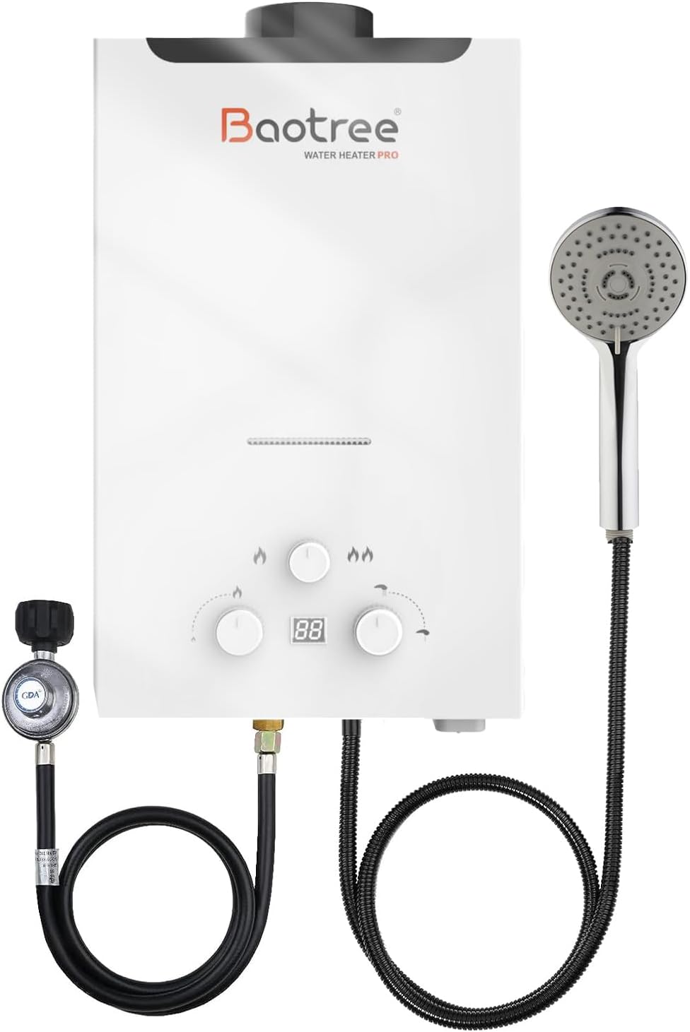 Baotree 14L Propane Tankless Water Heater - Instant Hot Water Anywhere!