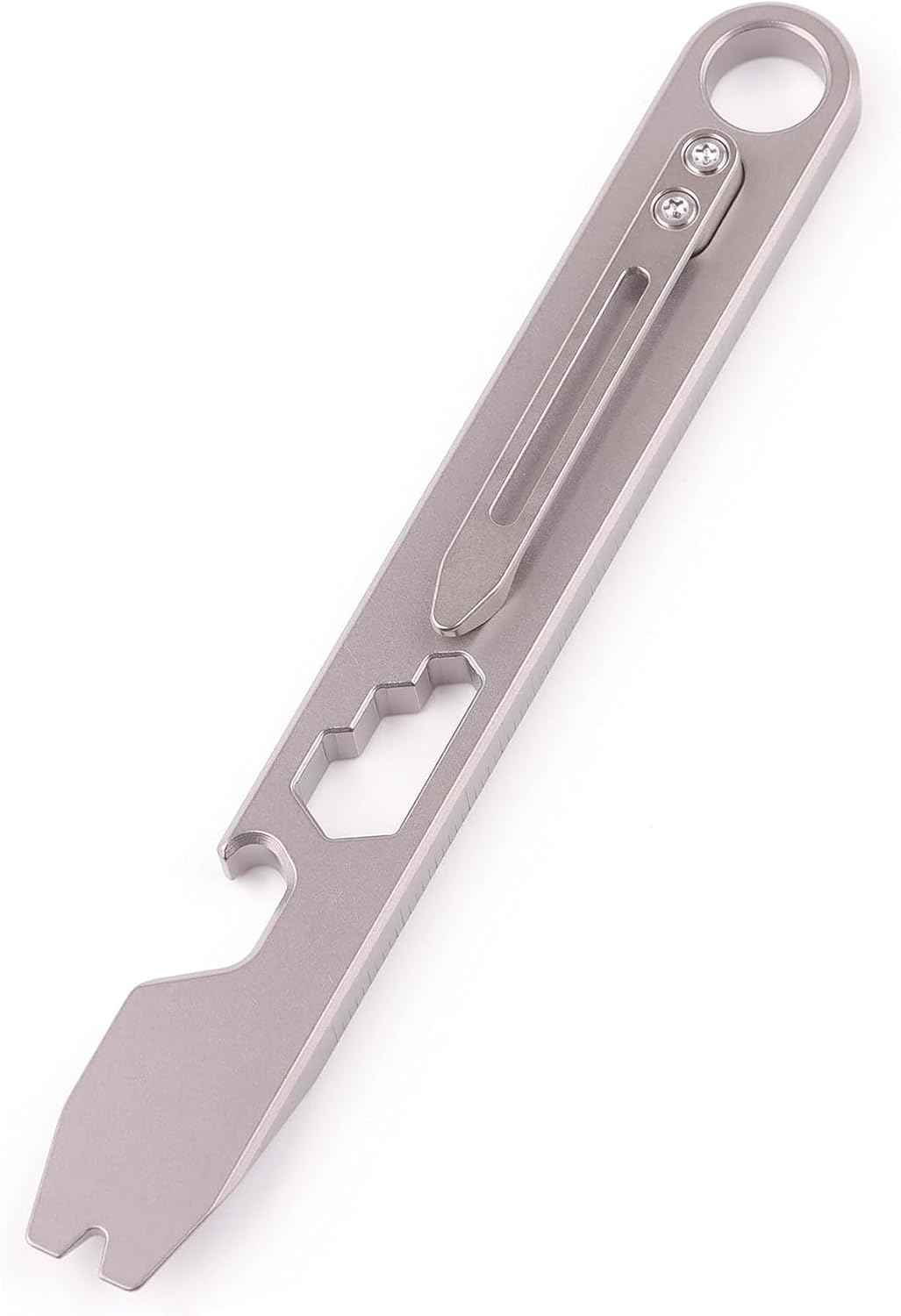 Titanium EDC Pry Bar Multitool - 10-in-1 Bottle Opener