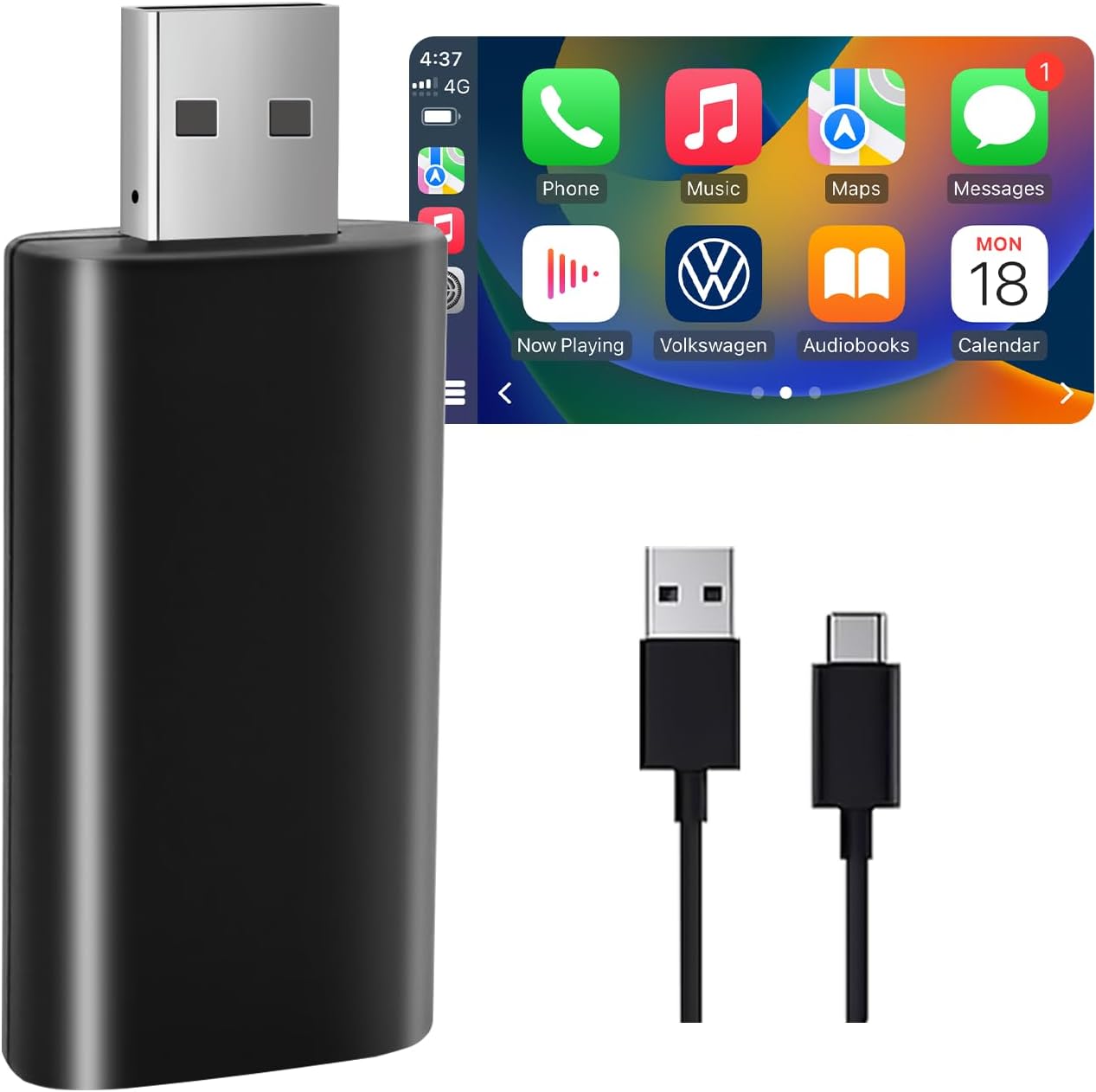 5.0 Wireless CarPlay Adapter for Seamless Driving Experience
