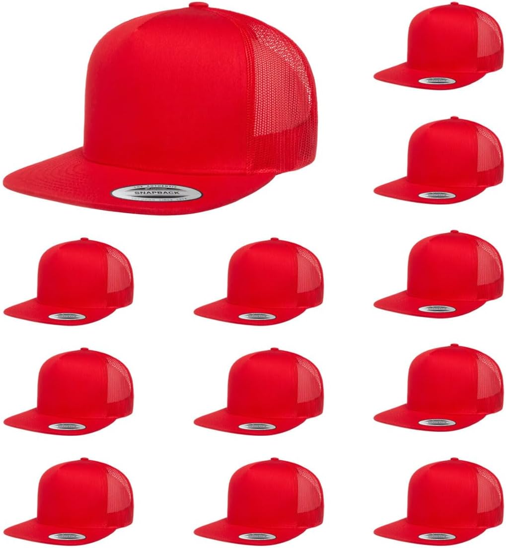 Yupoong 5-Panel Classic Trucker Cap for Stylish Comfort