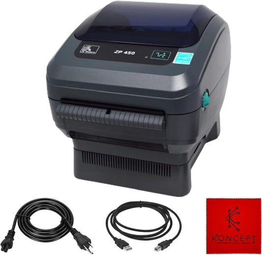 Zebra ZP450 Label Printer - Fast Connectivity & Crisp Prints 