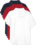 The Children's Place Boys Multipack Short Sleeve Pique Polo - Reliable