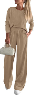 KIRUNDO Fall 2 Piece Lounge Set for Women - Cozy Travel