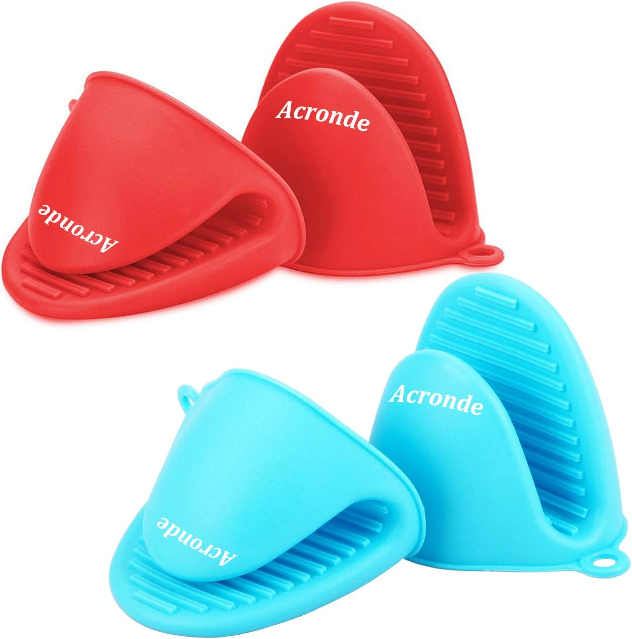 Acronde Mini Oven Gloves Set - Heat Resistant Pinch Mitts for Cooking & Baking