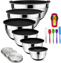 Rottay Mixing Bowls Set with Airtight Lids - 20PCS