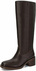 Womens Banana Knee High Boots Square Toe Comfortable (Style PHSV)