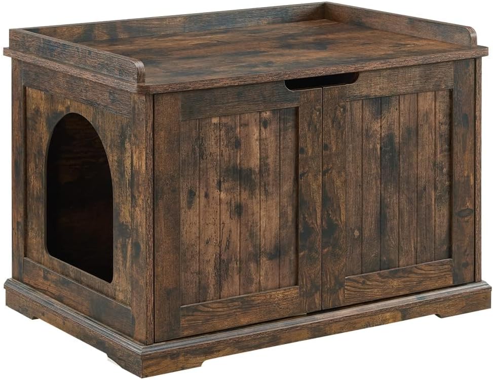 unipaws Cat Litter Box Enclosure Furniture for Stylish Homes