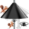 Metal Squirrel Baffle 19 in - Heavy Duty Pole Mount Squirrel Guard