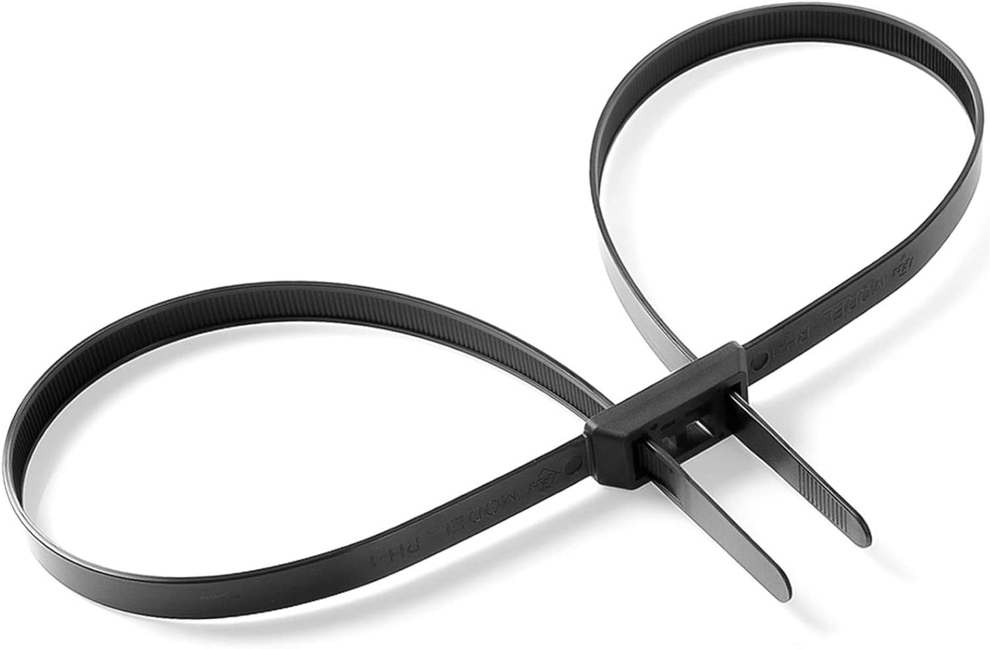VAMRONE 10Pcs Heavy Duty Zip Tie Handcuffs - 250 lbs Tensile Strength