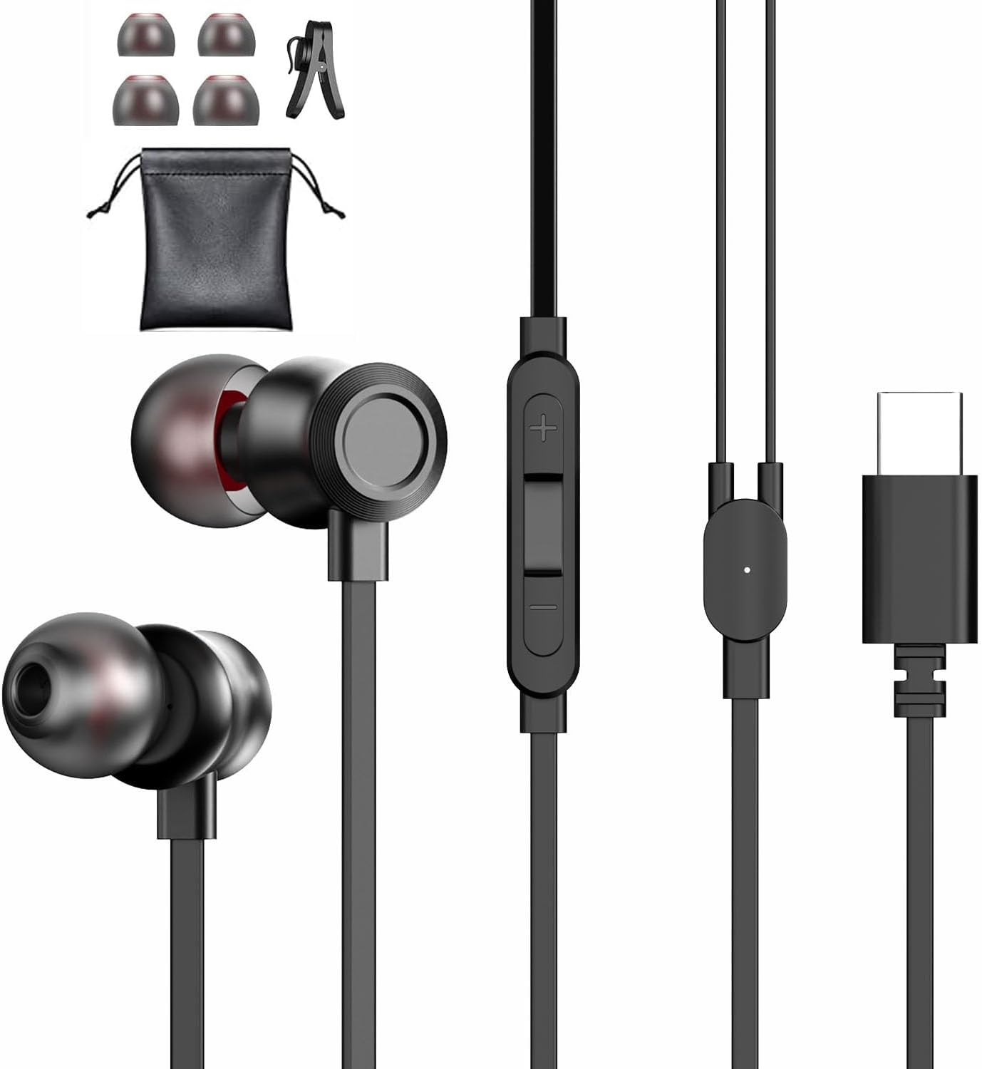 High-Quality ASVOQ USB C Earphones