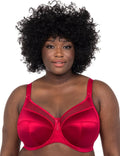 Goddess Keira Underwire Banded Bra Plus Size - Support with a V-neck