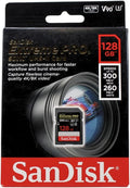 SanDisk 128GB Extreme PRO SDXC UHS-II - Fast 8K/4K Video Card