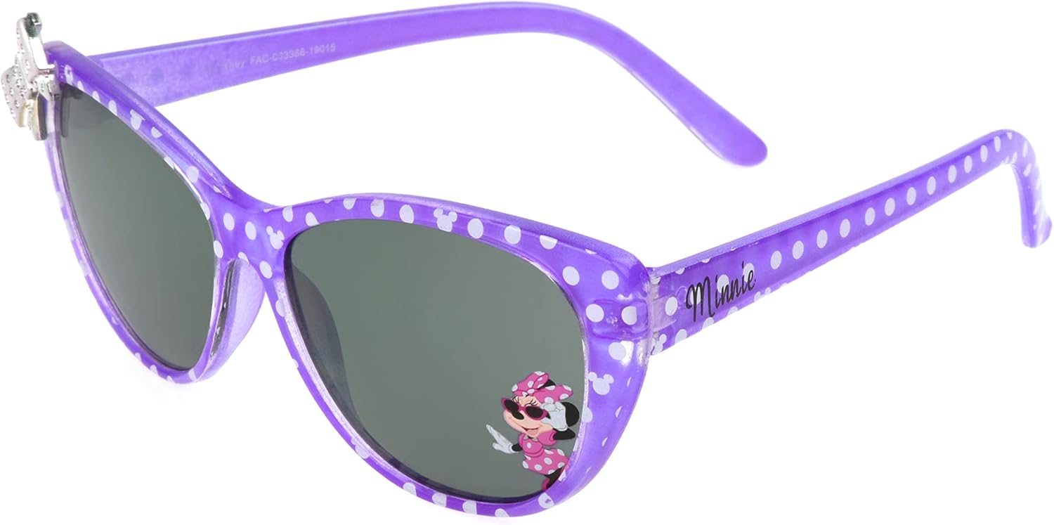 Minnie Mouse Kids Cat Eye Sunglasses, Polka Dot Fun! 