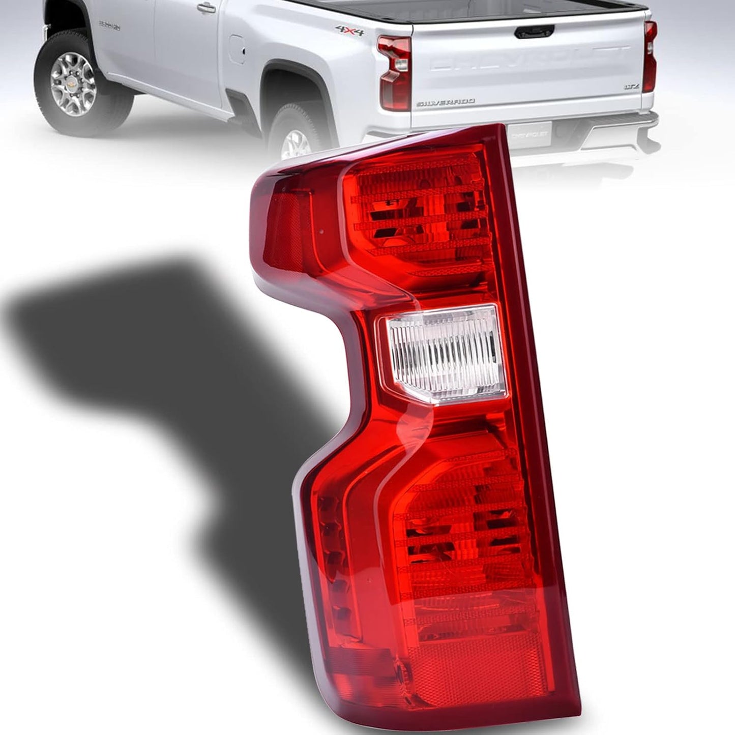Nakuuly Tail Light Halogen Type for 2019-2024 Chevy Silverado