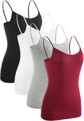 Rosyline Adjustable Camisoles Women Basic Undershirt Spaghetti Strap