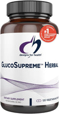 GlucoSupreme Herbal Supplement - Berberine, Banaba, Ginseng Blend