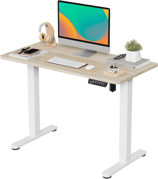 JOY worker Small Electric Standing Desk for Home Office Use