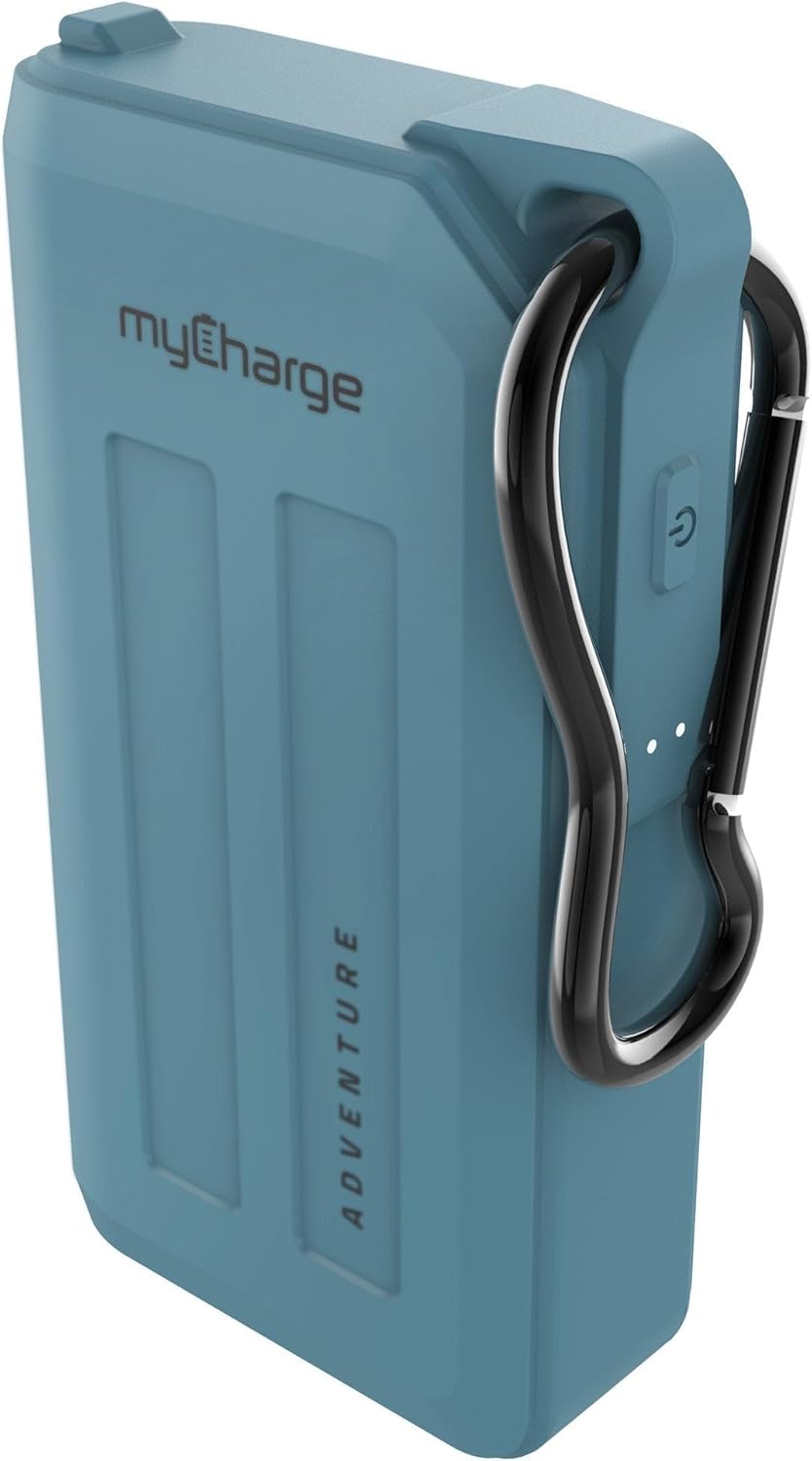 myCharge Waterproof Adventure Power Bank - 6700mAh Blue