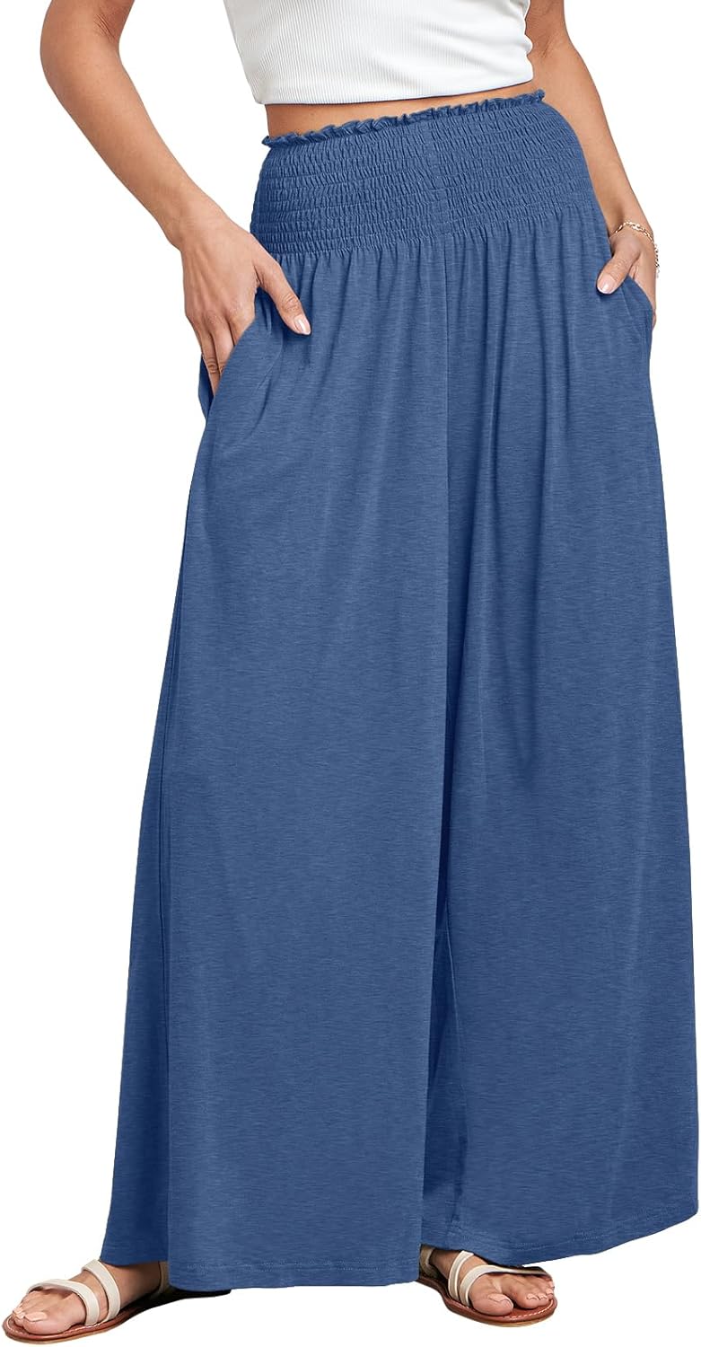Chic Women Palazzo Pants for Summer Boho Style and Comfort