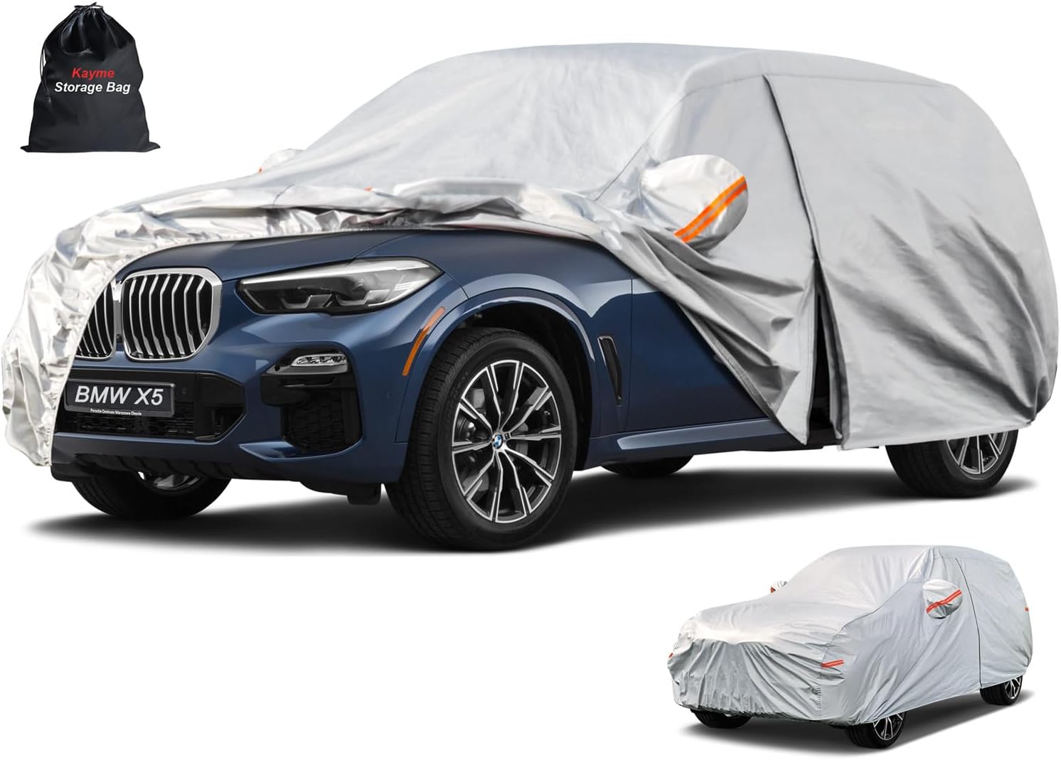 Kayme 6 Layers SUV Car Cover for BMW X5 - All Weather Protection