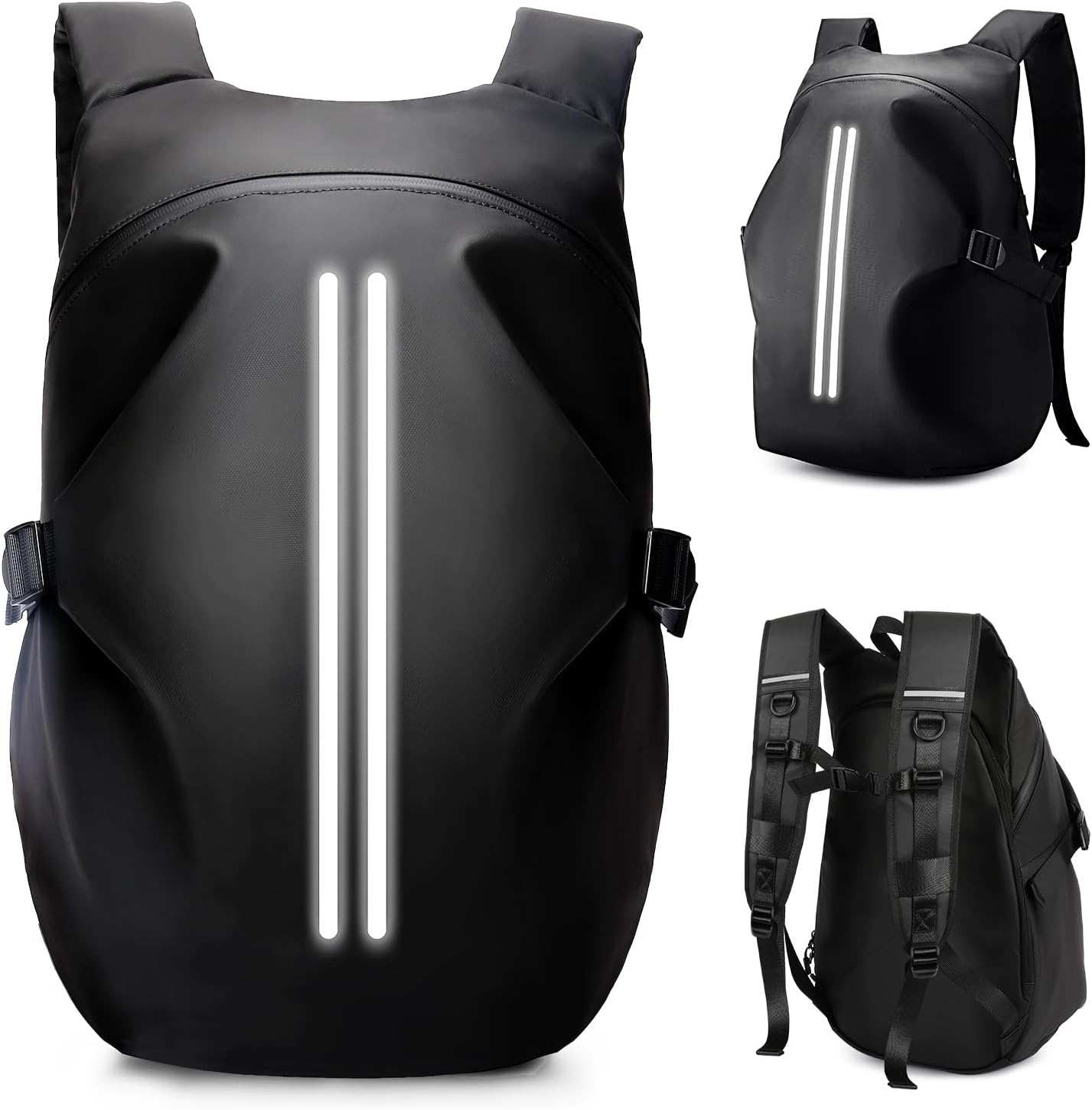 Motorcycle Backpack for Men - Waterproof Helmet Travel Gear