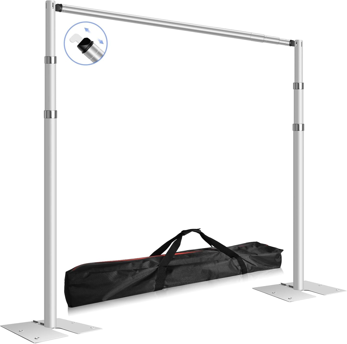 FUDESY Pipe and Drape Stand Kit for Photography and Events
