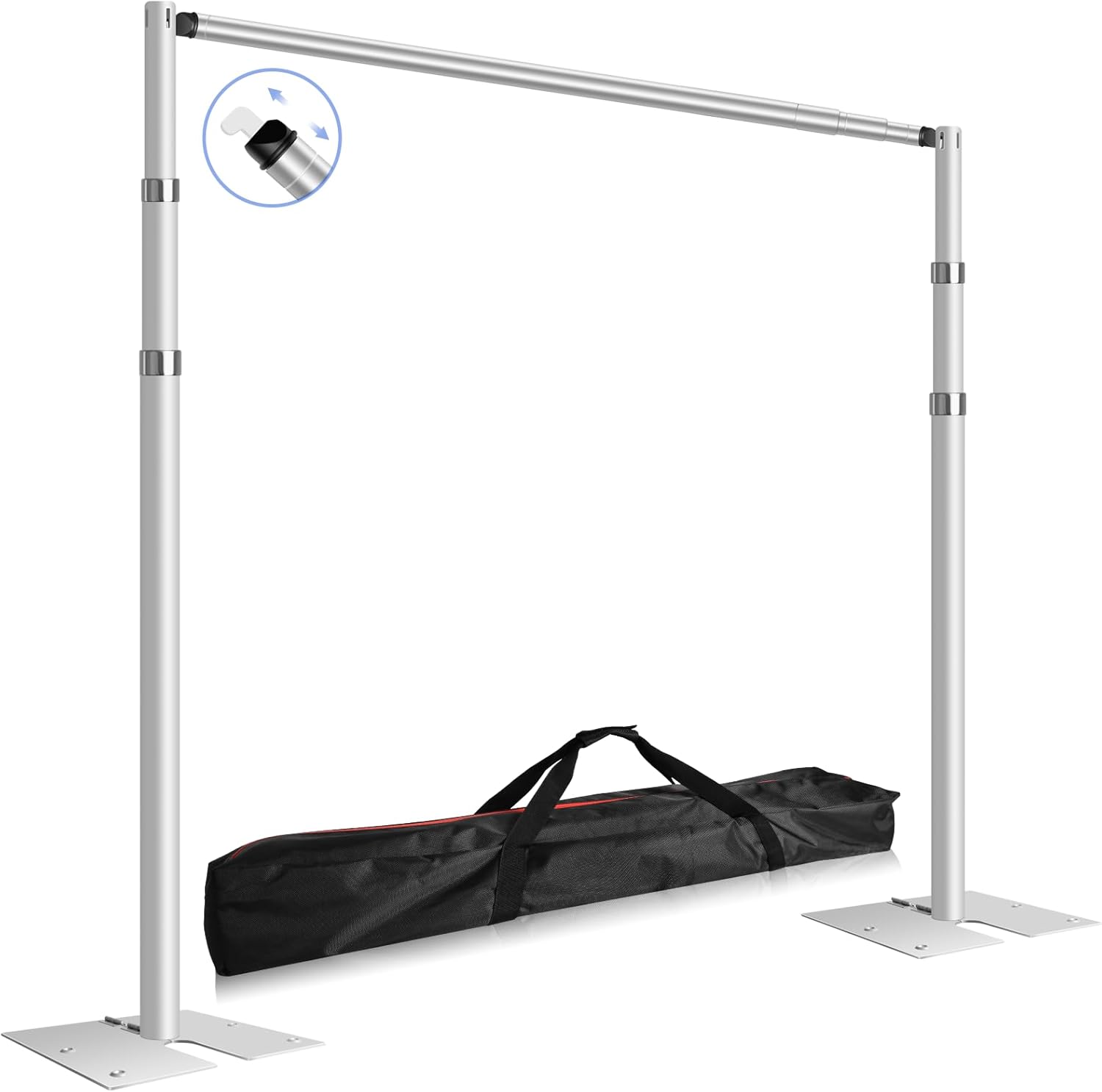 FUDESY Pipe and Drape Stand Kit for Photography and Events