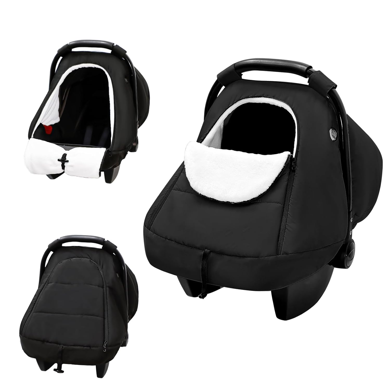 SWESEN Winter Car Seat Covers for Babies - Cozy & Warm Shield