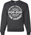 Wild Bobby Dad Man Myth Legend Funny Father's Day Crewneck Sweatshirt