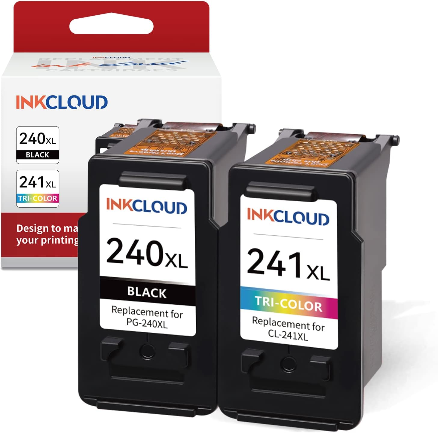 INKCLOUD Compatible Ink Cartridges for Canon PG-240XL CL-241XL