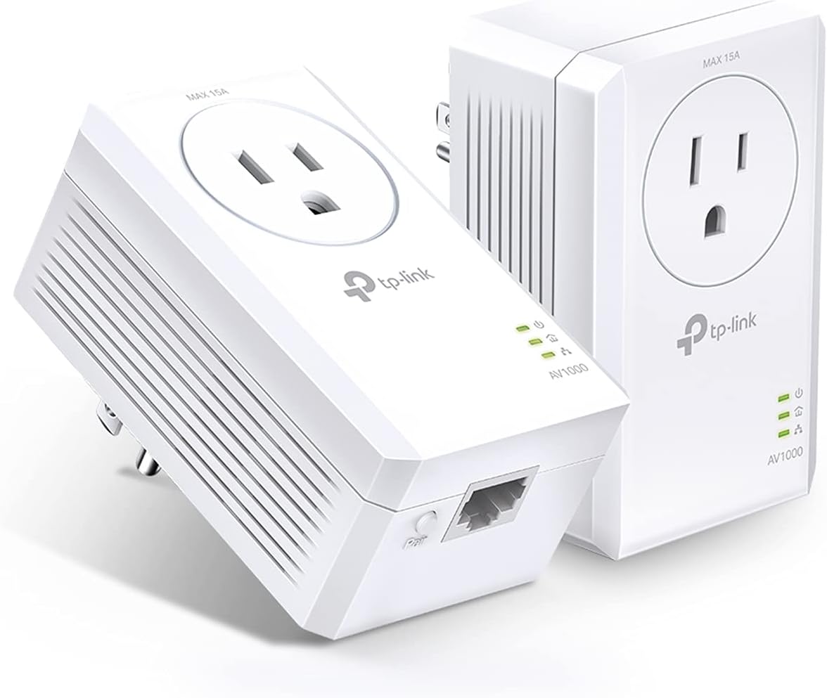 TP-Link AV1000 Powerline Ethernet Adapter Kit for Fast Connectivity