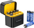 4255mWh Rechargeable AA Batteries with USB C Fast Charger - Long Life