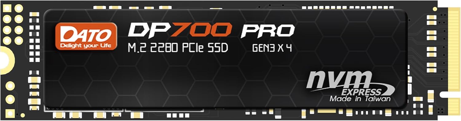 DATO 512GB M.2 SSD - High Speed PCIe Gen3x4 Internal Drive