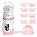 Portable Bottle Warmer for Travel Pink - Cordless Rechargeable Baby