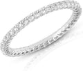 0.5 Carat Lab Grown Diamond Eternity Band in 14K Gold for Women