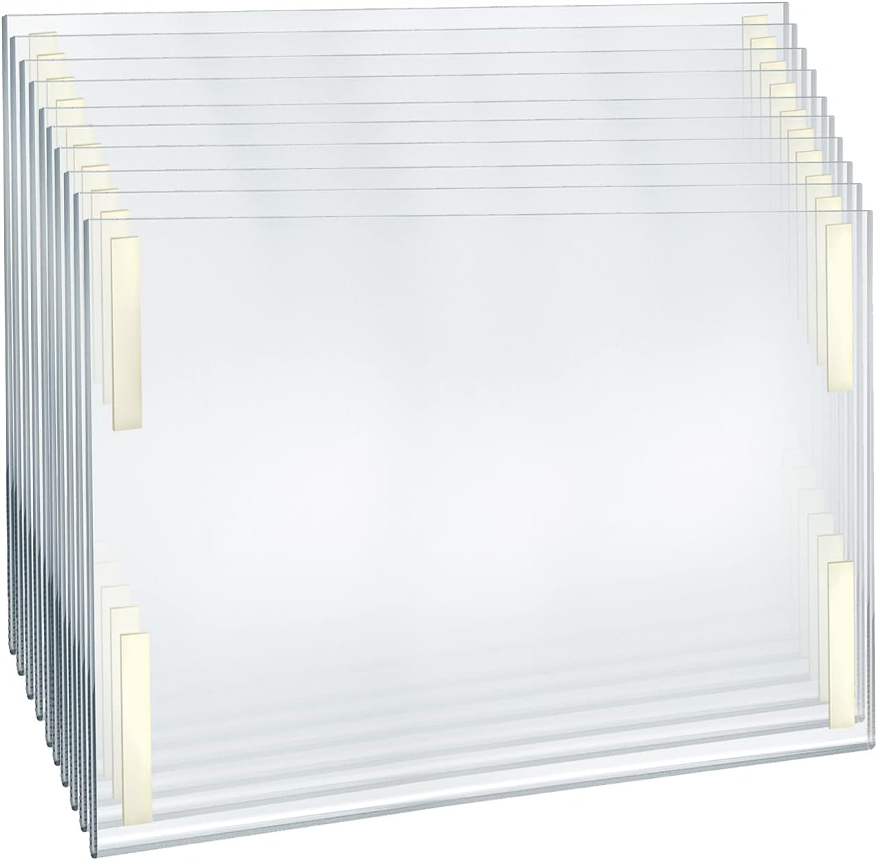 22-Inch by 17-Inch Wall Mount Acrylic Frame Pack of 10