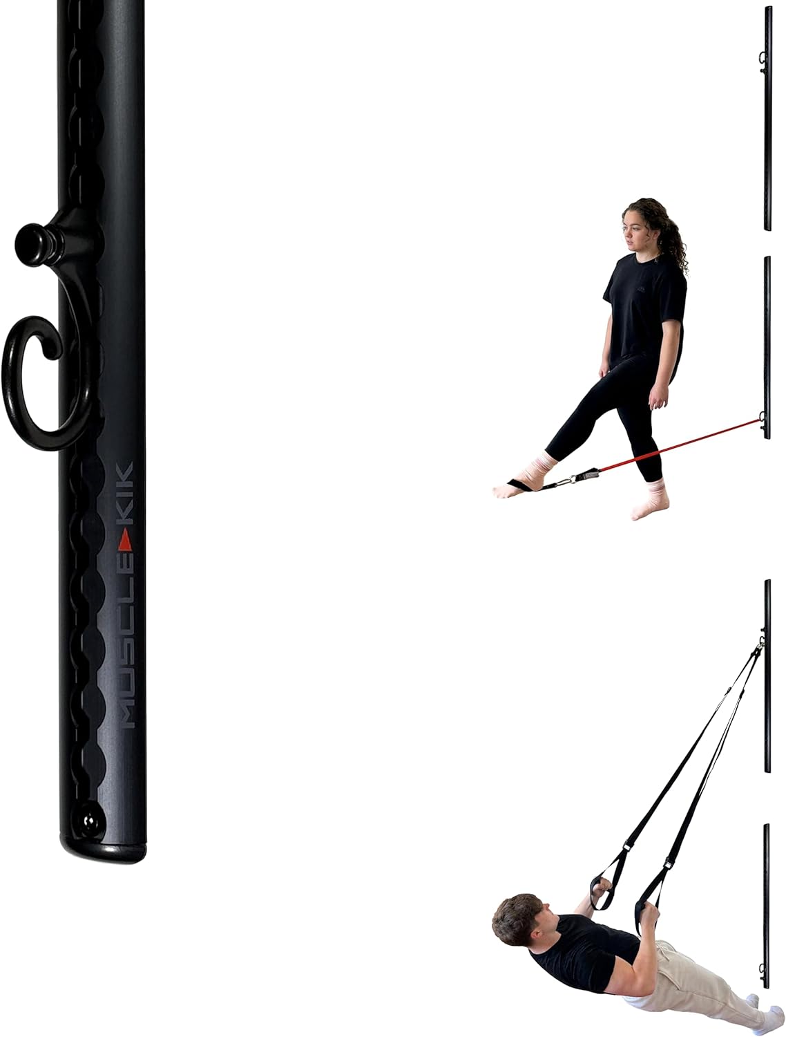 Aluminum Wall-Mounted Anchor Fitness System for Home Gym