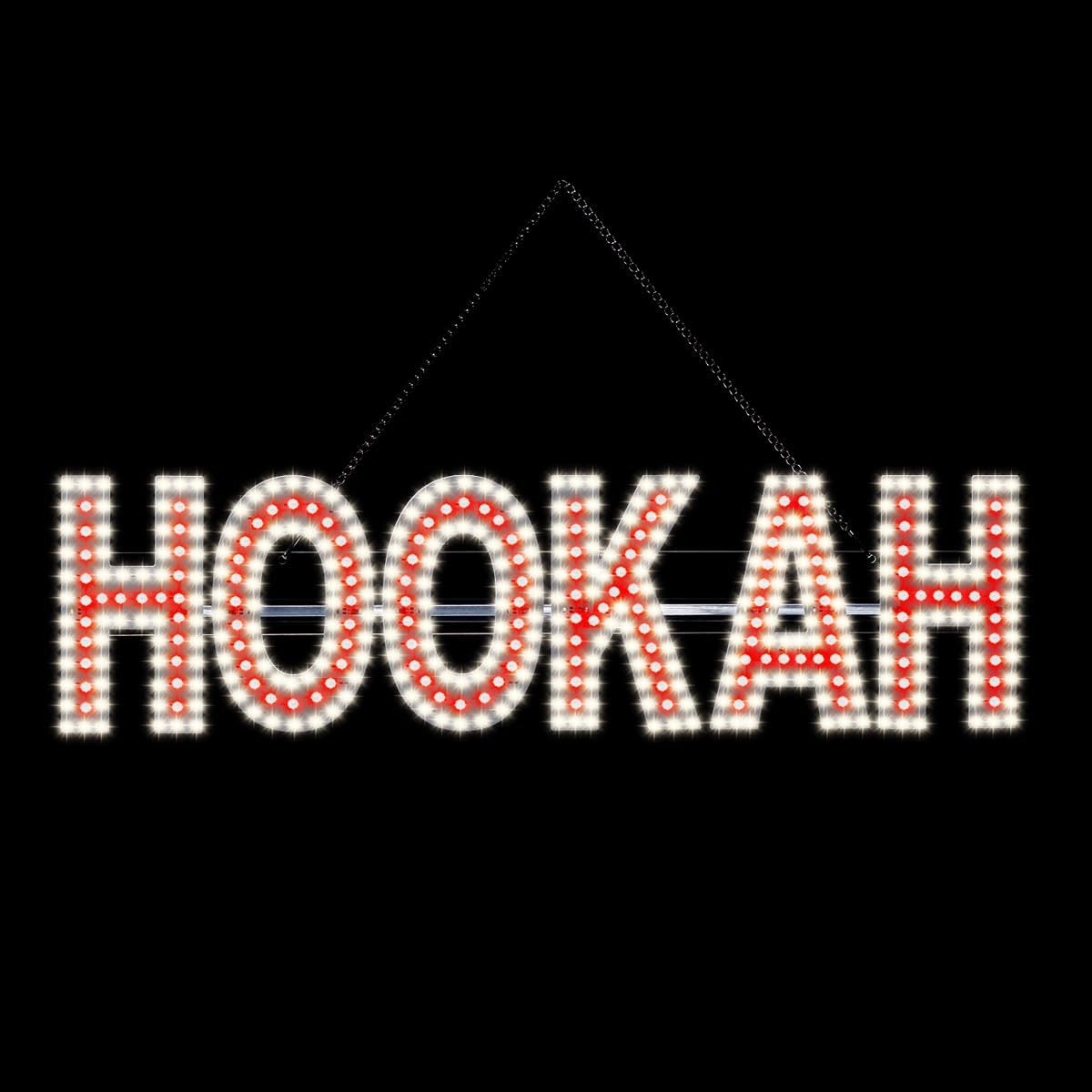 Ultra Bright LED HOOKAH Sign for Retail Shops and Bars
