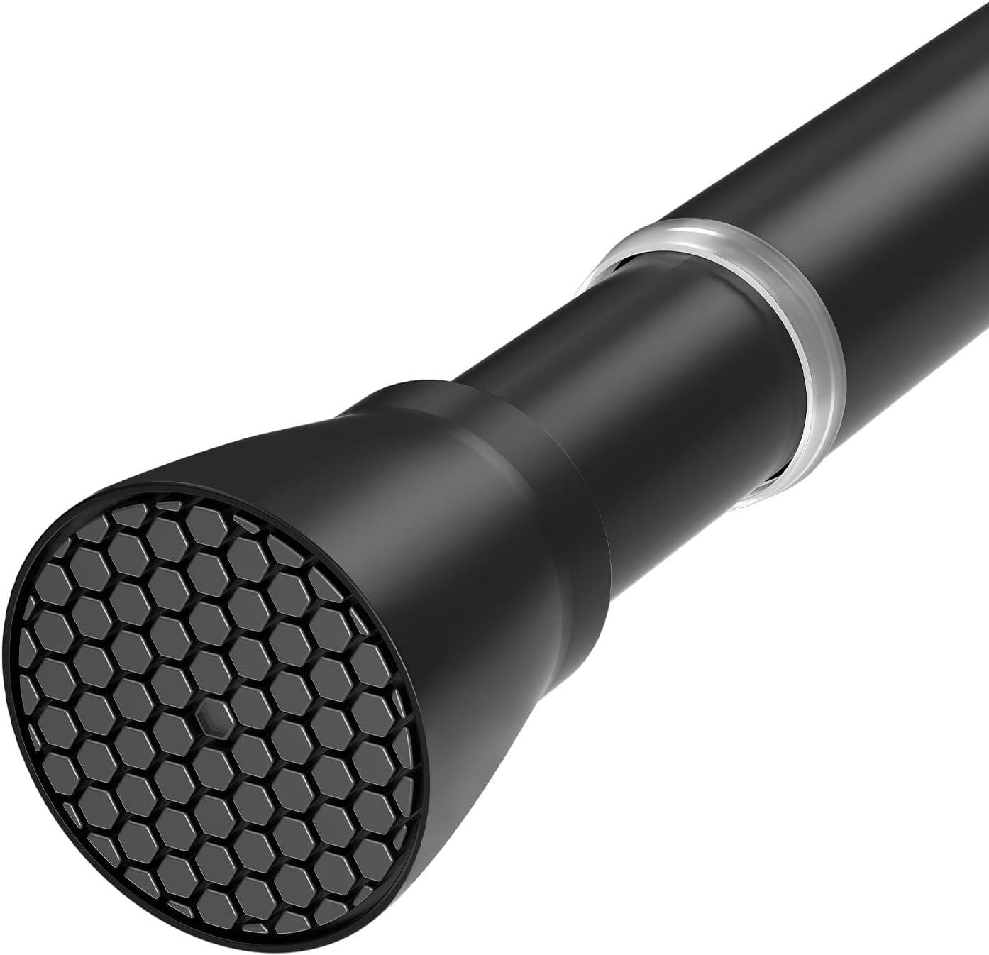 Adjustable Black Tension Rod 28-48 - No Drilling Needed!