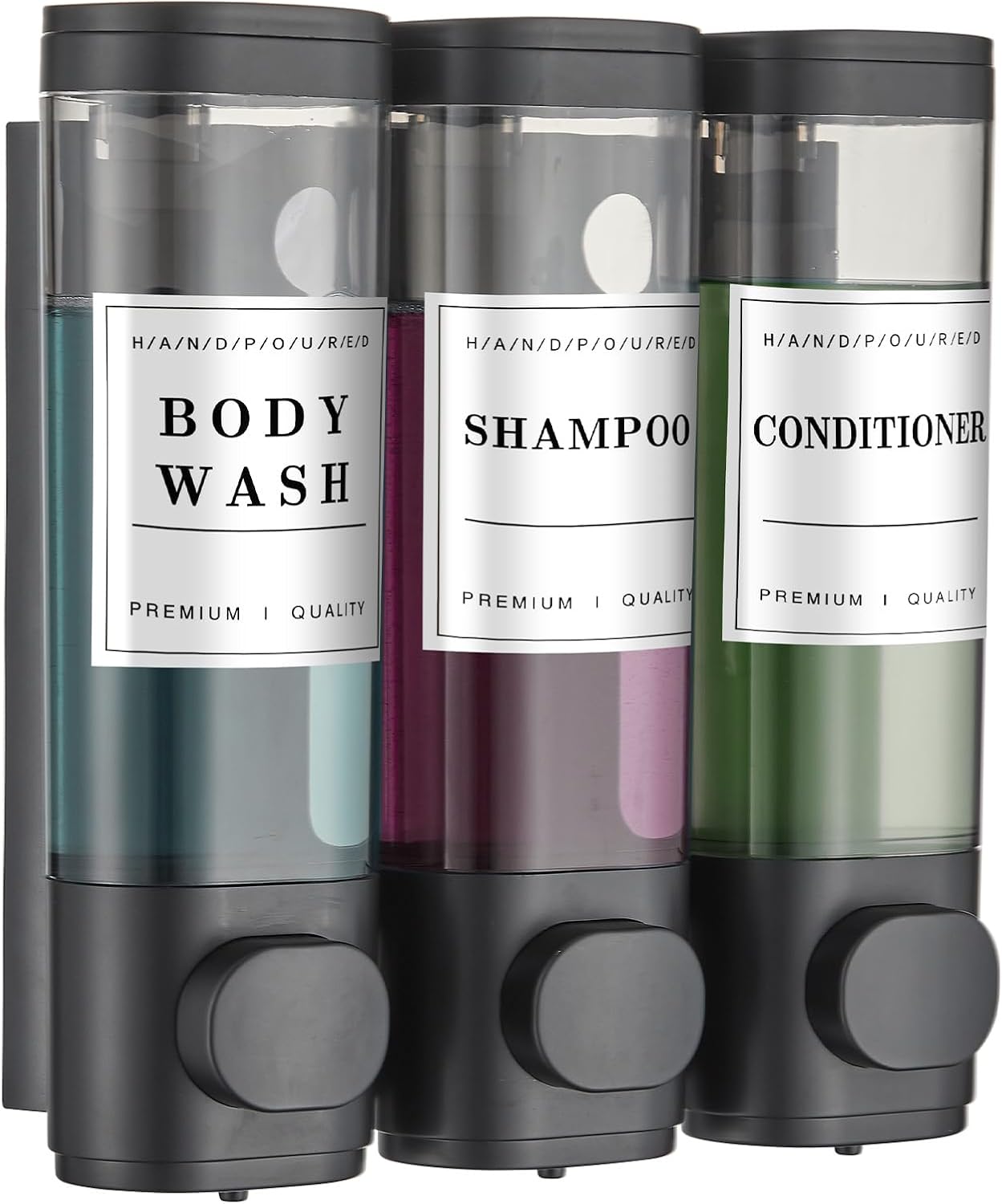 Drill-Free Wall Mounted Shower Soap Dispenser - Easy Dispensing