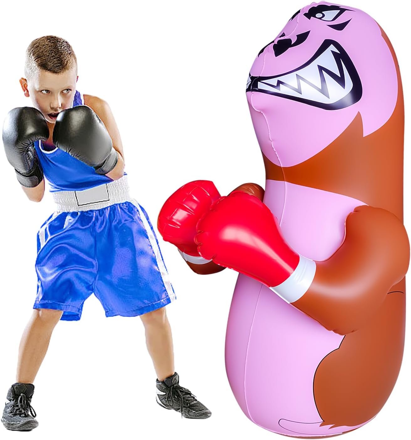 Inflatable Dinosaur Punching Bag for Kids - Toddler Sports Toy