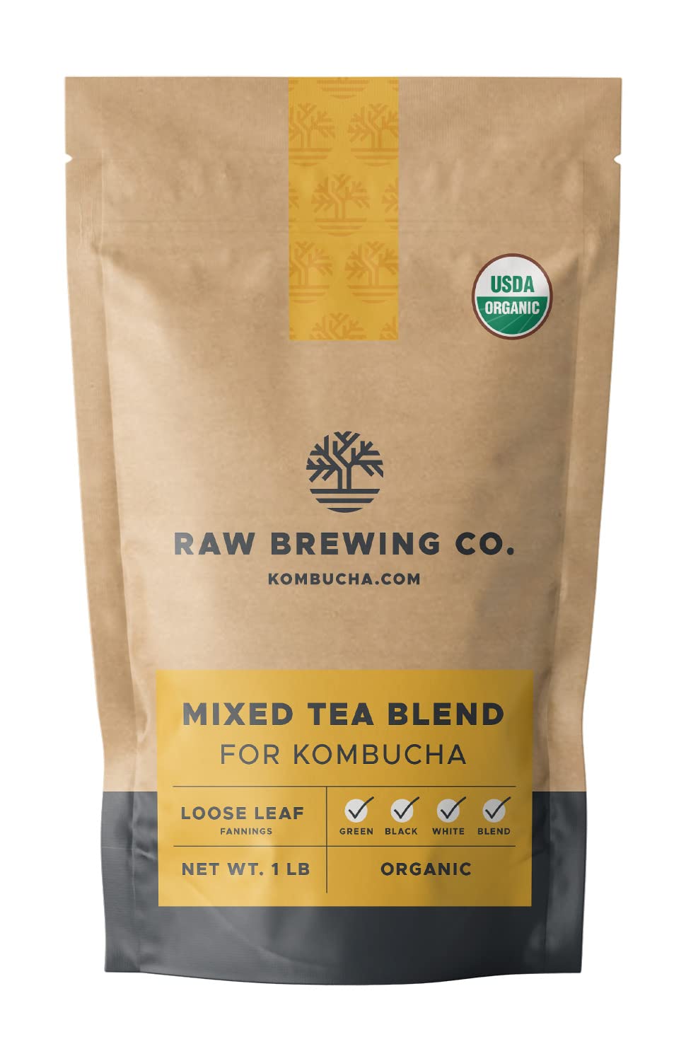 Kombucha Brewing Blends - Organic Loose Leaf Tea for Home Brewing