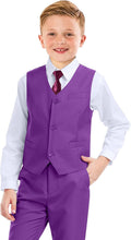 Boys Formal Suit 5 Piece Set Toddler Tuxedos for Wedding (Style HRRM)