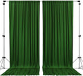 10 ft x 10 ft Valley Green Polyester Backdrop Drapes Panels - Event