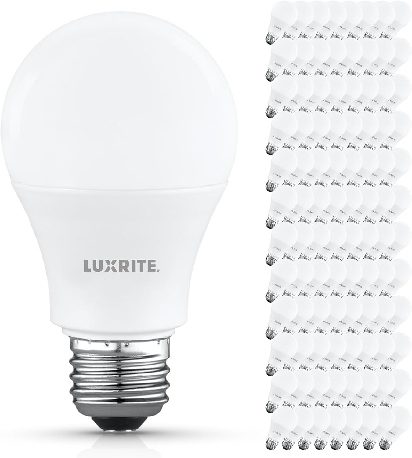 LUXRITE A19 LED Light Bulb 75 Watt Equivalent for Energy Savings